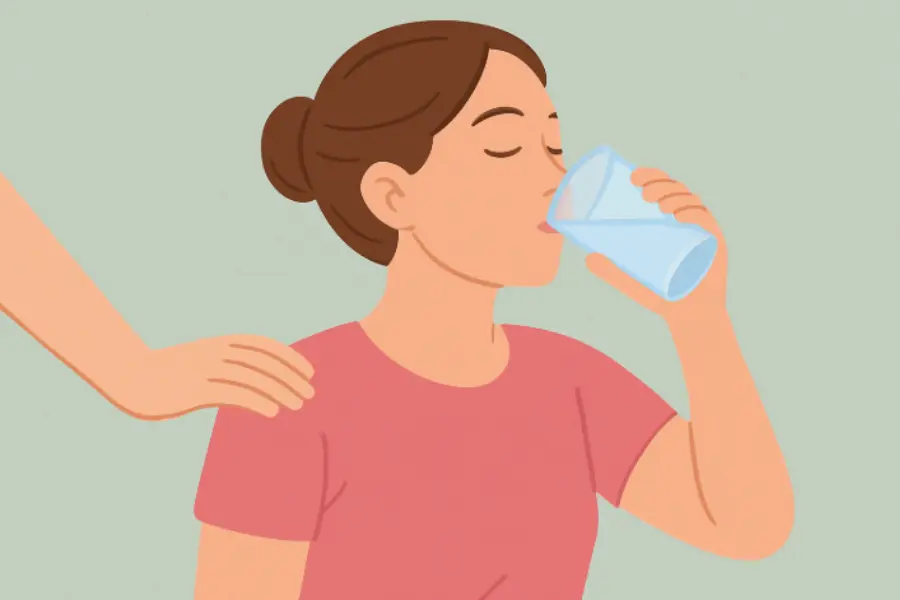 why drink water after massage