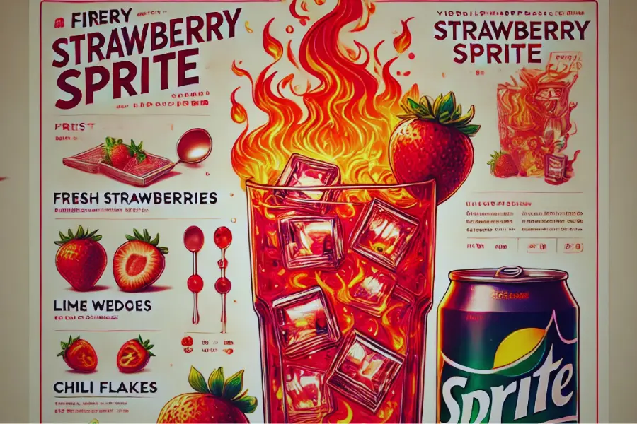 Fiery Strawberry Sprite recipe