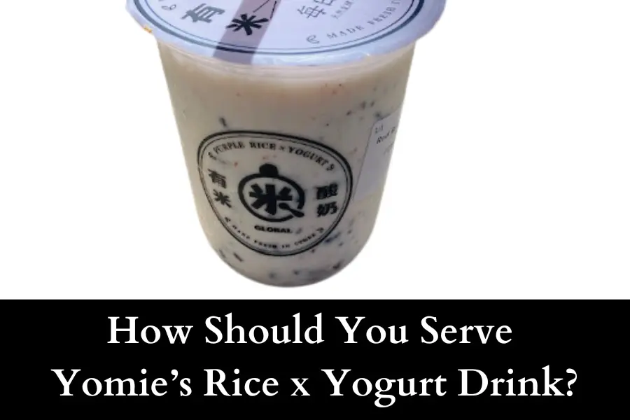 How Should You Serve Yomie’s Rice x Yogurt Drink