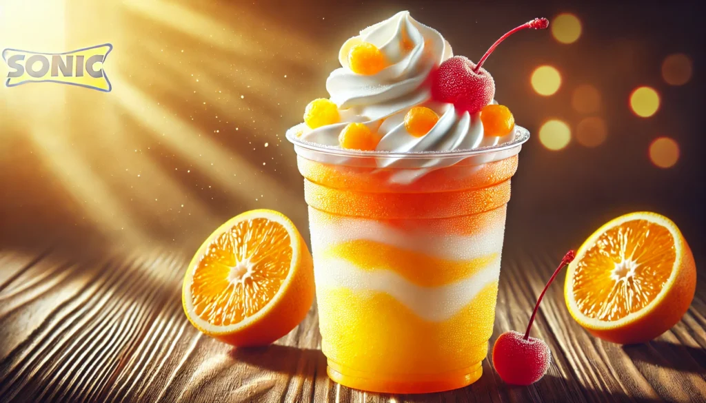 Sonic Orange Cream Slush appearance