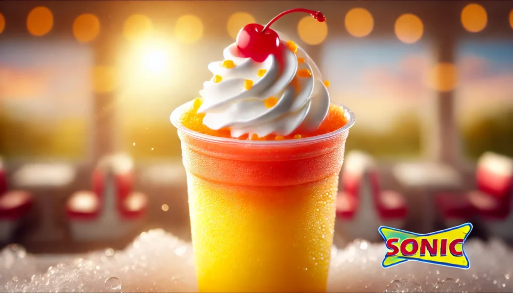 Sonic Orange Cream Slush recipe