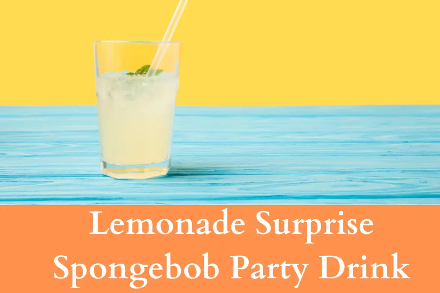 SpongeBob Party Drink Lemonade Surprise