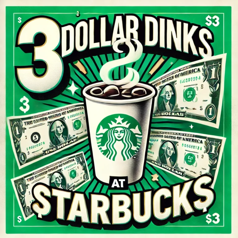 3 Dollar Drinks Starbucks