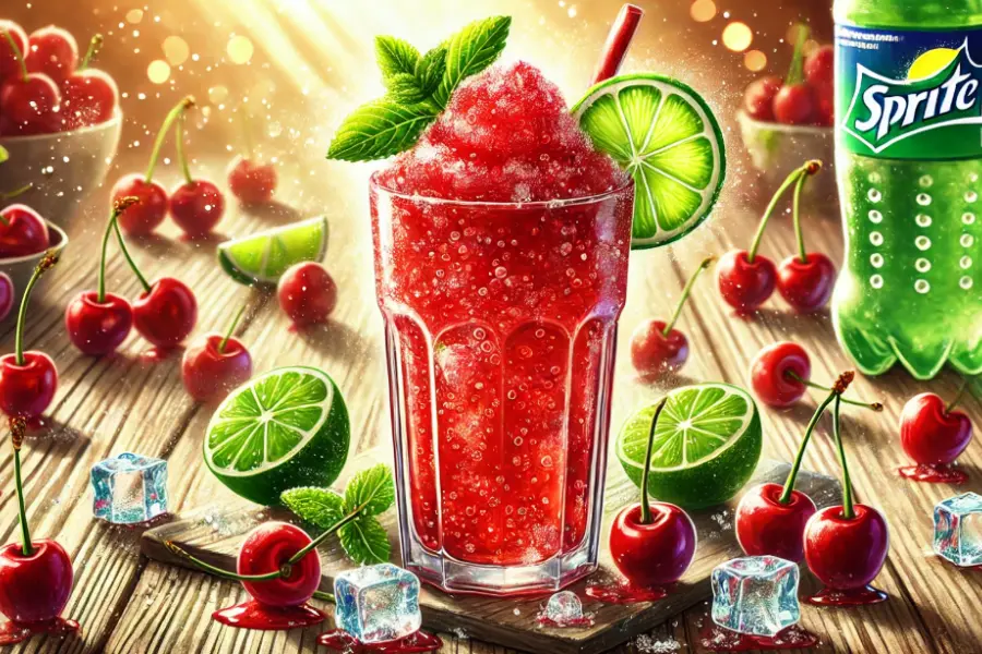 Cherry Lime Sprite slush recipe