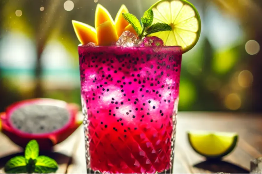 Mango Dragonfruit Refresher is Similar Starbucks Drinks to the Summer Berry Lemonade