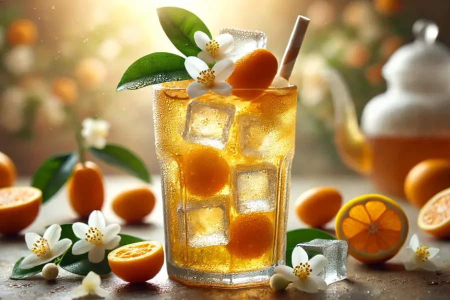 Iced Kumquat Jasmine Tea Recipe