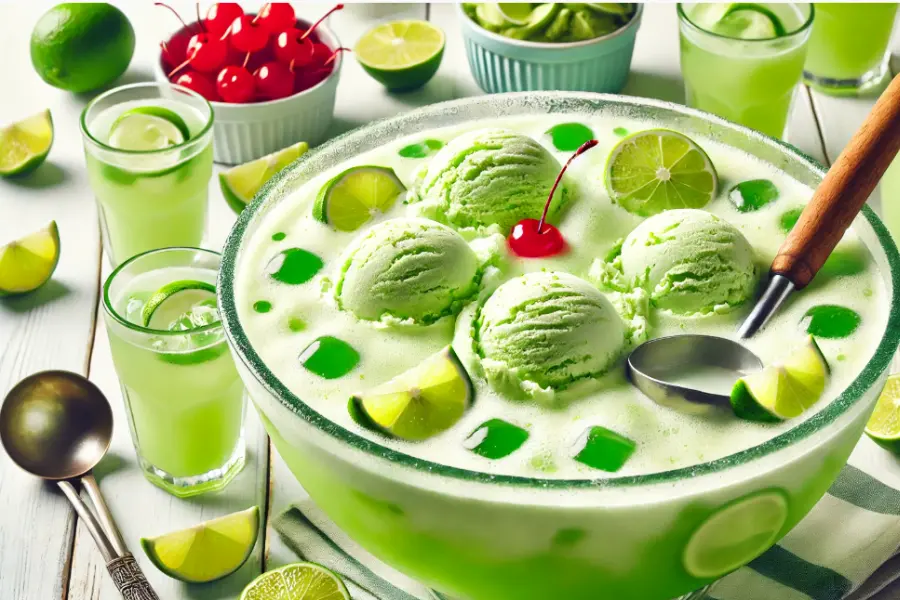 Lime Sherbet Punch