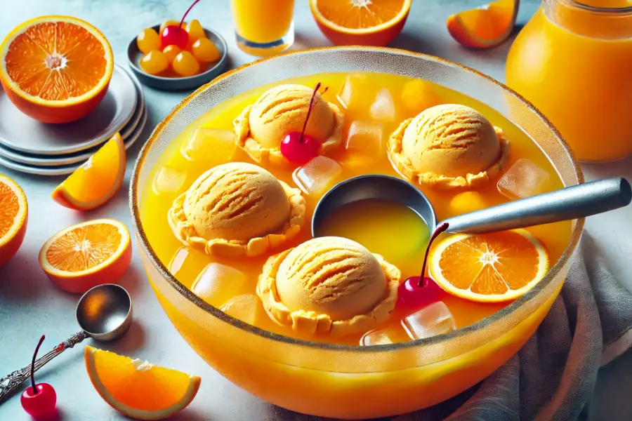 Orange Sherbet Punch