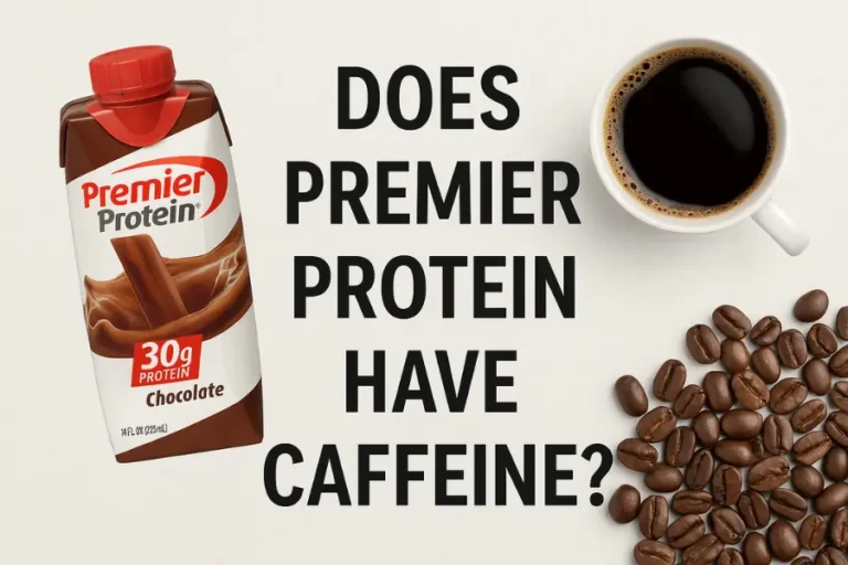 Does premier protein have caffeine